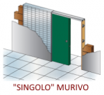  SINGOLO (Jednokrídlové) Murivo