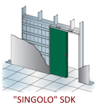 SINGOLO (Jednokrídlové) Sadrokartón SINGOLO (Jednokrídlové) Sadrokartón