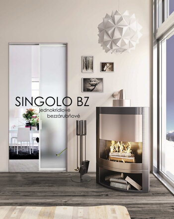 Stavebné puzdro SINGOLO BZ pre jednokrídlové dvere so skrytou zárubňou (SDK) od 600 x 2100 x 100mm 