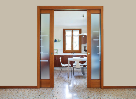 Stavebné puzdro DOPPIO pre dvojkrídlové dvere do sadrokartón od 1250 x 1970 x 100mm 