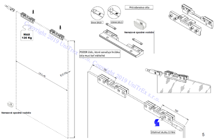 KIT VETRO (pre stavebné puzdra SINGOLO a SINGOLO BZ bezzarubňové)