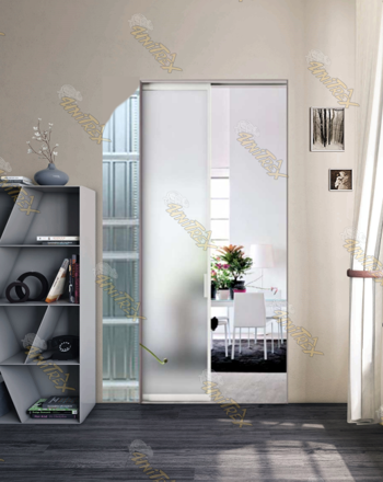UniTrEx SINGOLO BZ-EVO pre jednokrídlové dvere so skrytou zárubňou  SDK priečky  od 1100 x 2100 x 125 mm)