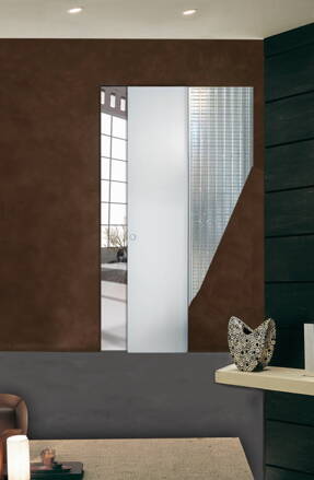Stavebné puzdro pre jednokrídlové dvere so skrytou zárubňou od 600 x 2100 x 105 mm (murivo)